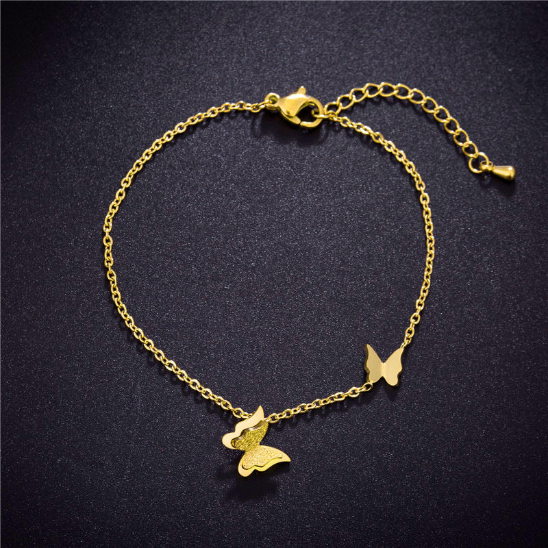 Aurevina Double Butterfly Bracelet