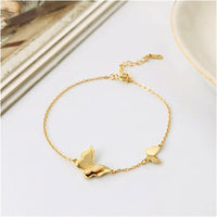 Aurevina Double Butterfly Bracelet