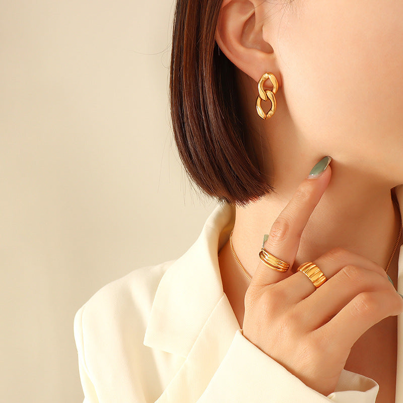 Aurevina Link Earrings