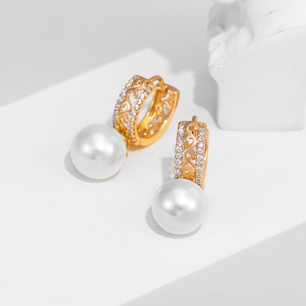 Aurevina Pearl Decor Earrings