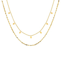 Aurevina French Style Double Layer Necklace