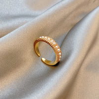 Aurevina Pearl Decor Open Ring