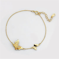 Aurevina Double Butterfly Bracelet