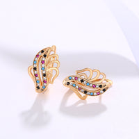 Aurevina Color Zircon Decor Earrings