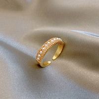 Aurevina Pearl Decor Open Ring