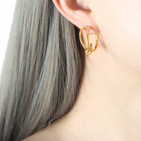 Aurevina Knot Hoop Earrings