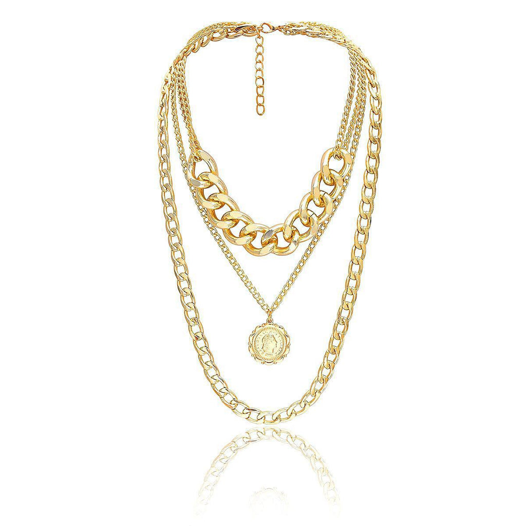 Aurevina Chains Layering Set Necklace