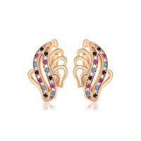 Aurevina Color Zircon Decor Earrings