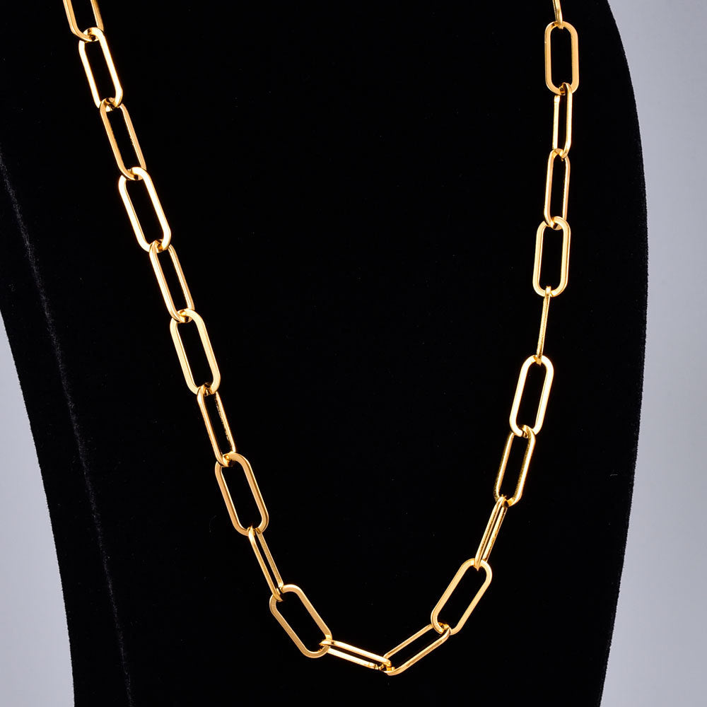 Aurevina Classic Golden Chain Necklace