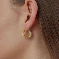 Aurevina Mesh Hoop Earrings