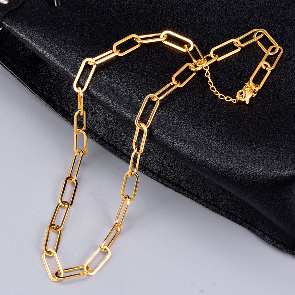 Aurevina Classic Golden Chain Necklace