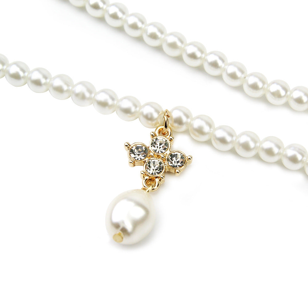 Aurevina Pearl Decor Necklace