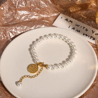 Aurevina Blessing Character Pearl Bracelet