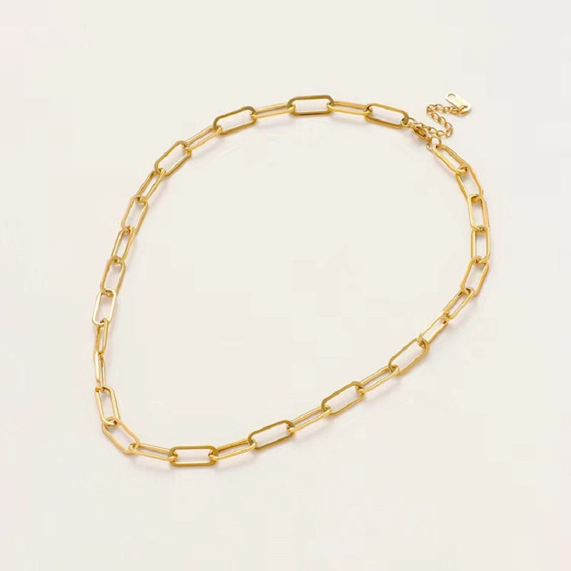 Aurevina Classic Golden Chain Necklace